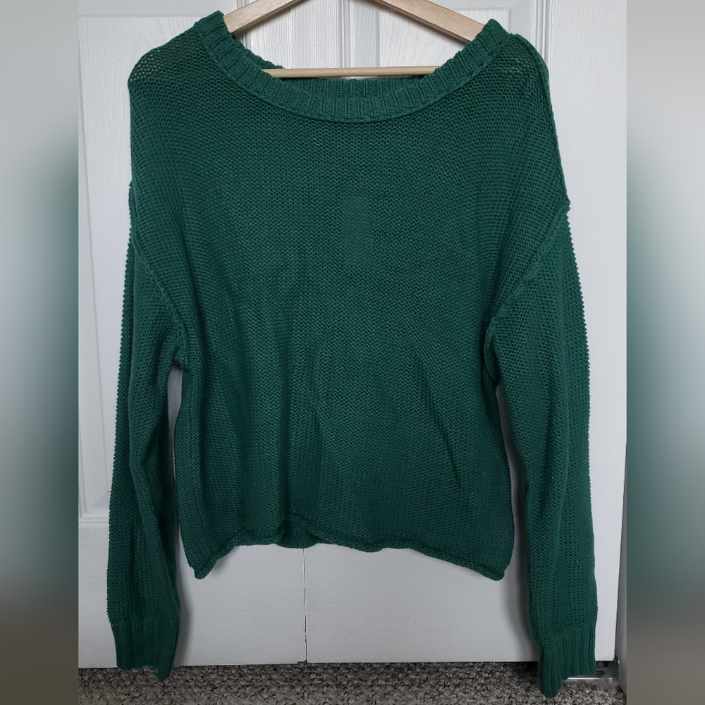 American Eagle Solid Knit Sweater